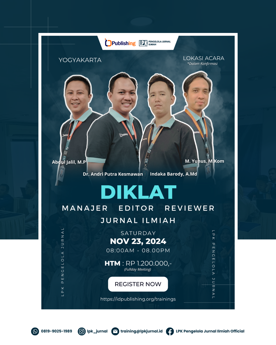 Diklat Editor dan Reviewer Jurnal Ilmiah di Yogyakarta