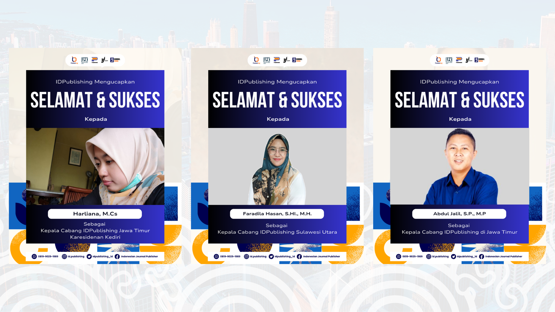 IDPublishing Umumkan Pengangkatan Kepala Cabang Baru di Sulawesi Utara dan Jawa Timur