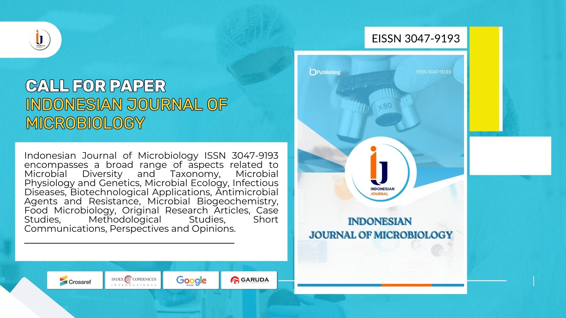 Call for Paper Indonesian Journal of Microbiology