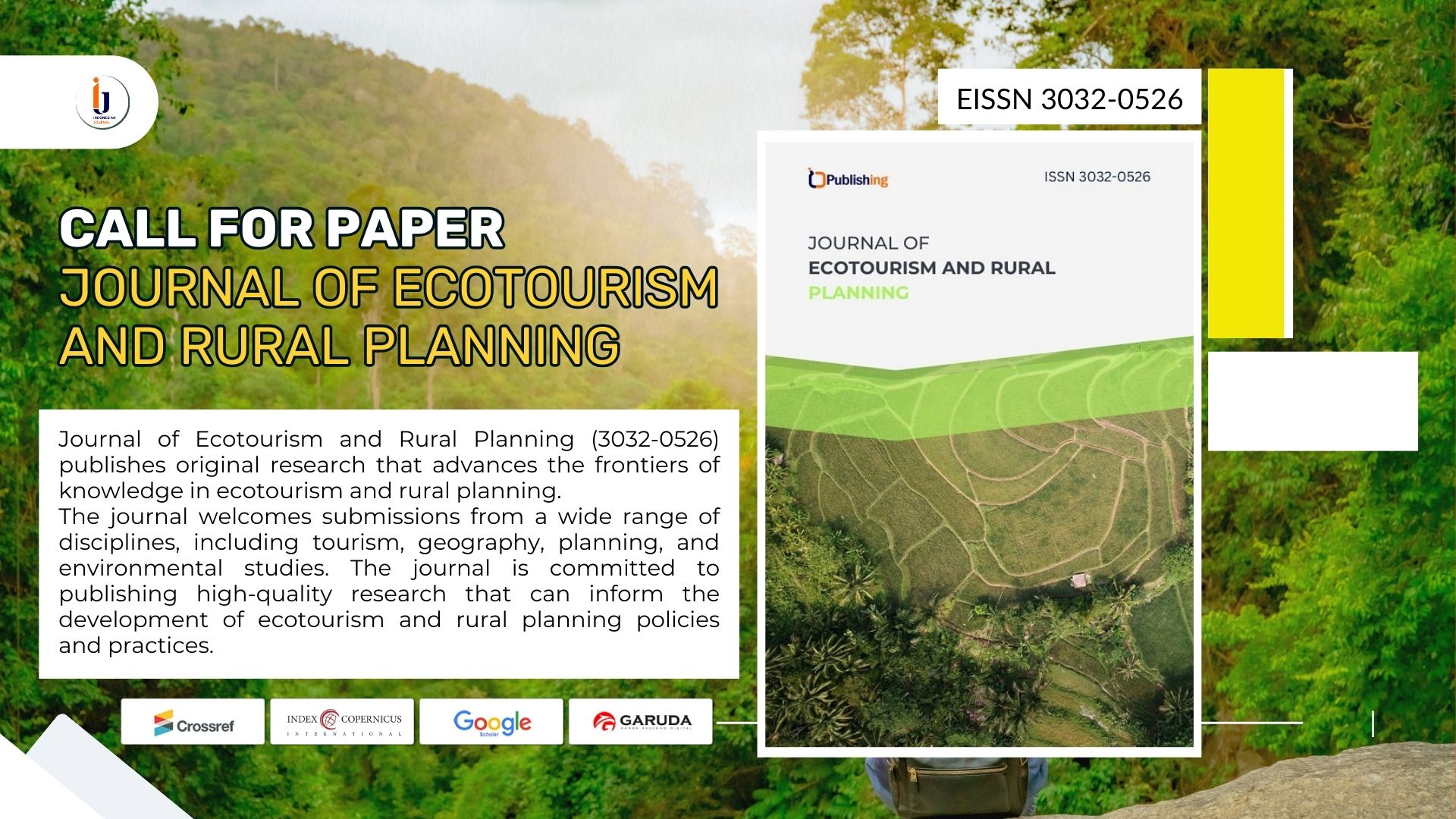 Call for Paper Journal of Ecotourism and Rural Planning