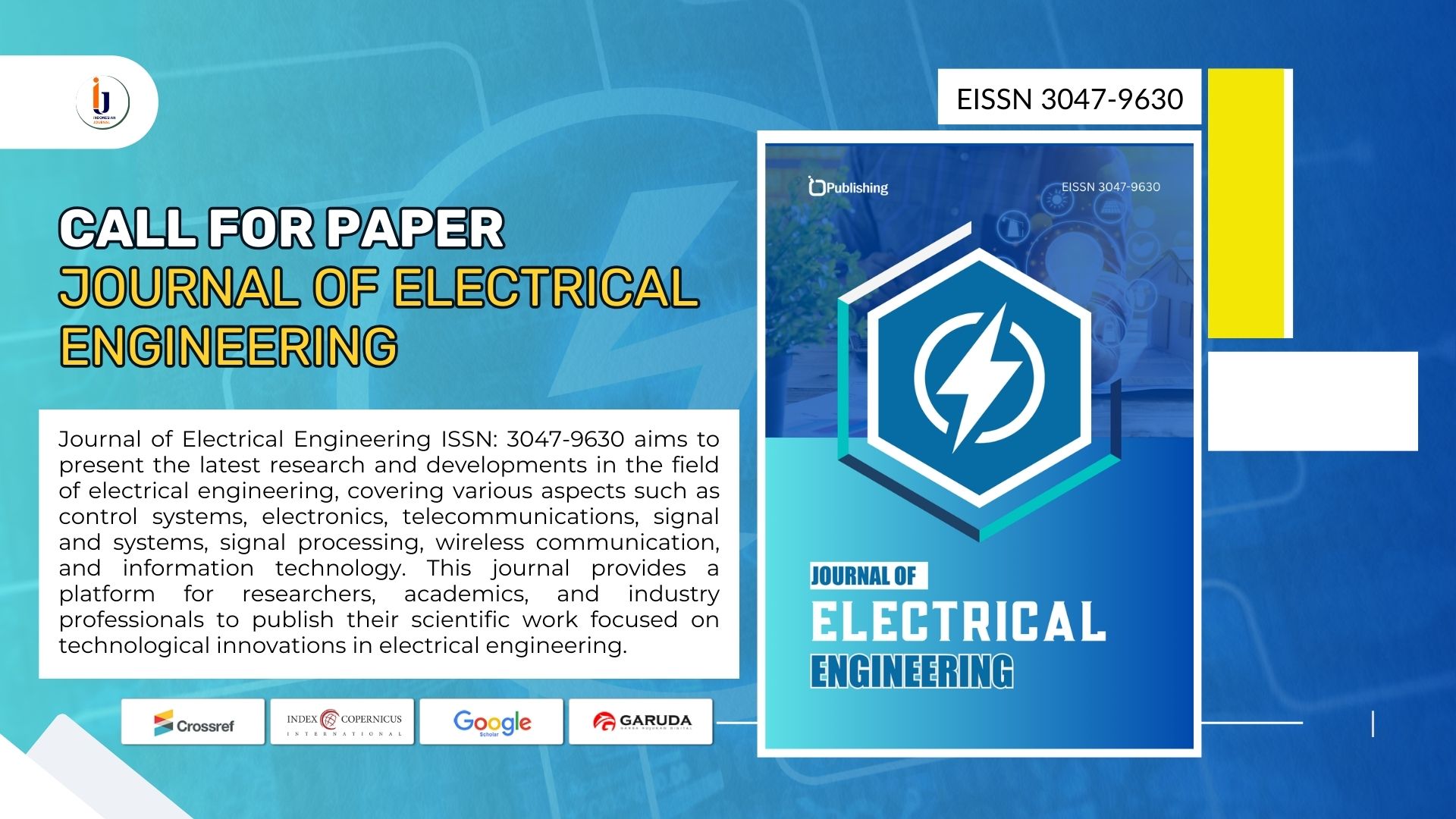 Call for Paper Journal of Electrical Engineering