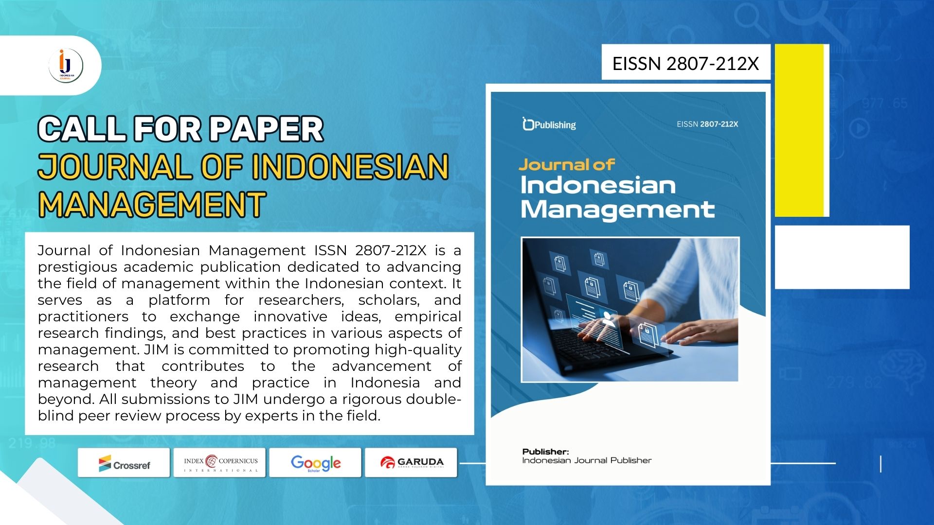 Call for Paper Journal of Indonesian Management