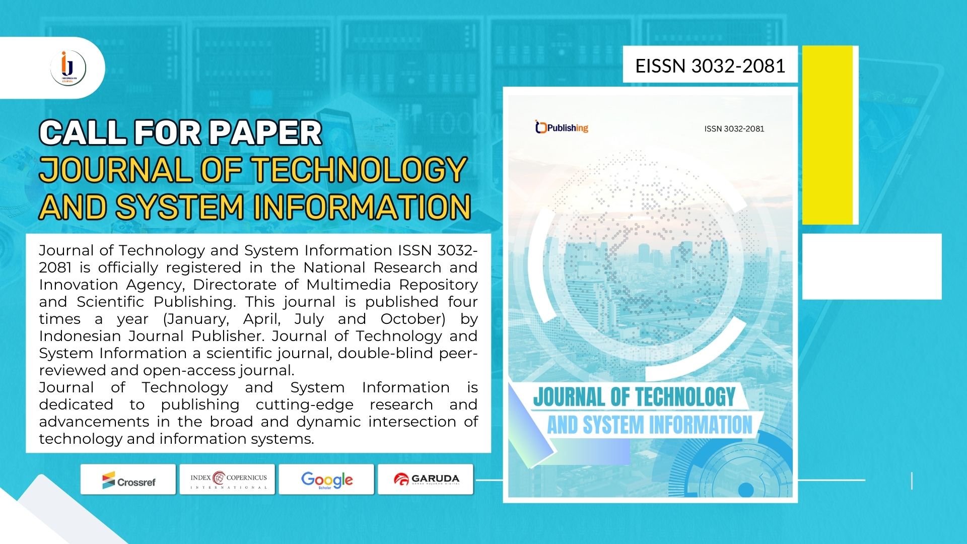 Call for Paper Journal of Technology and System Information
