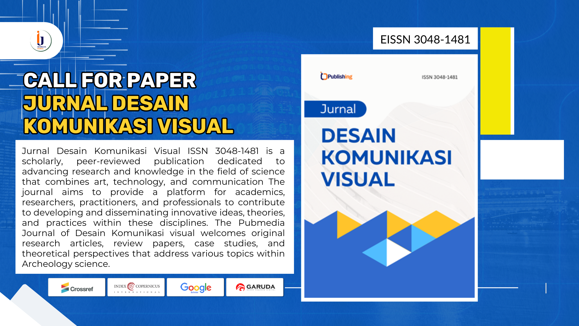 Call for Paper Jurnal Desain Komunikasi Visual